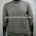 12STC0643 crew neck wool knit mens pullover sweater